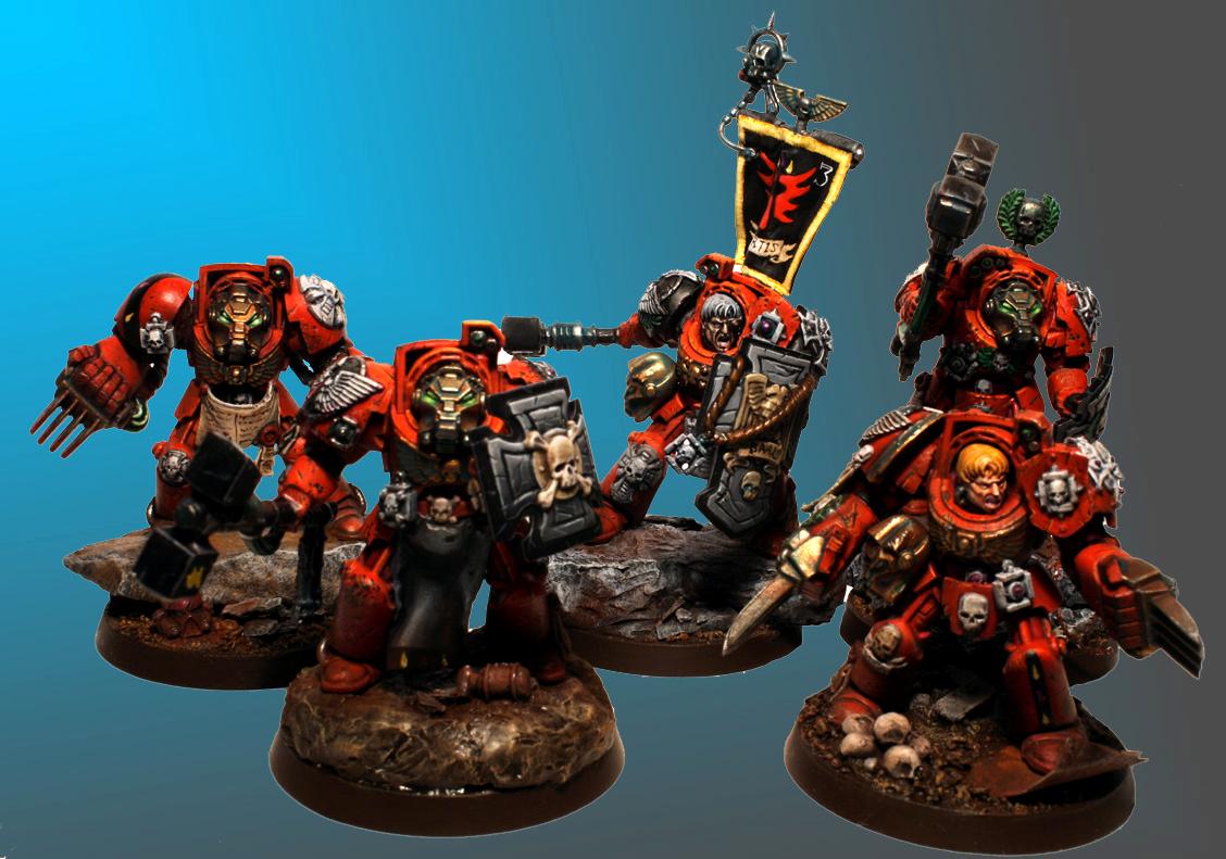 Blood Angels, Space Marines, Terminator Armor, Warhammer 40,000 ...